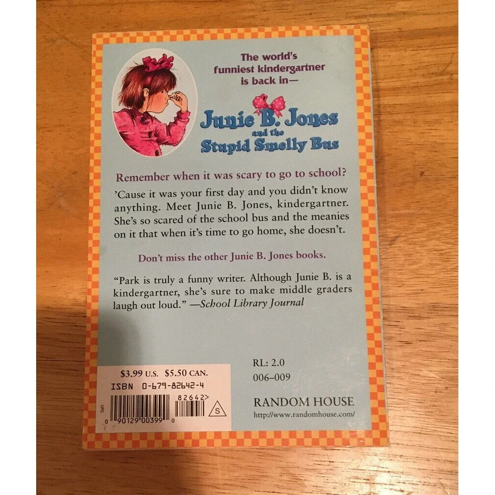Four PACK BUNDLE / LOT OF JUNIE B JONES - Paperbacks - Barbara Park B6‎